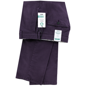 Purple Silverstone Stretch Twill Chino