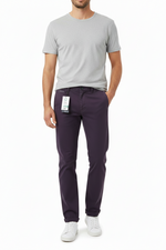 Load image into Gallery viewer, Purple Silverstone Stretch Twill Chino
