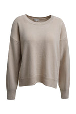 Load image into Gallery viewer, Cream Dropped Shoulder Pullover
