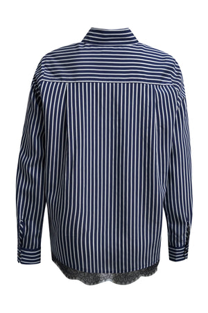Navy Stripe Blouse
