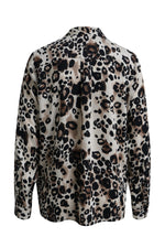 Load image into Gallery viewer, Brown Animal Print Blouse
