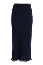 Load image into Gallery viewer, Navy Knitted Skirt
