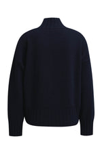 Load image into Gallery viewer, Navy Highneck Pullover
