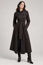 Load image into Gallery viewer, Dark Brown Utility Shirt Dress
