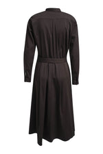 Load image into Gallery viewer, Dark Brown Utility Shirt Dress
