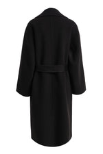 Load image into Gallery viewer, Brown Oversized Tie Belt Coat
