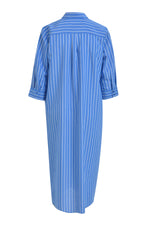 Load image into Gallery viewer, Blue Stripe Shirt Dress
