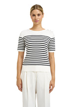 Load image into Gallery viewer, Navy Stripe Jumper

