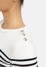 Load image into Gallery viewer, Navy Stripe Jumper
