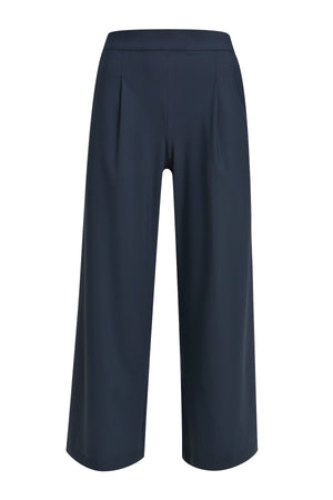 Navy Pleated Culottes