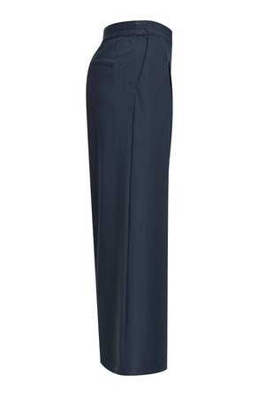 Navy Pleated Culottes