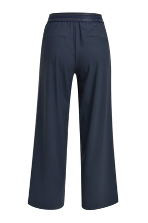 Navy Pleated Culottes