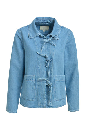 Blue Denim Shirt Blouse