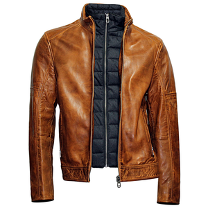 Tan Nappa Leather Bender Jacket