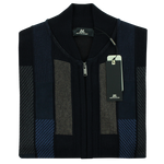 Load image into Gallery viewer, Montechiaro 3D Alcantara Cardigan Navy
