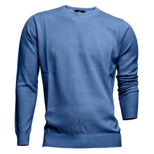 Denim Crew Neck Sweater