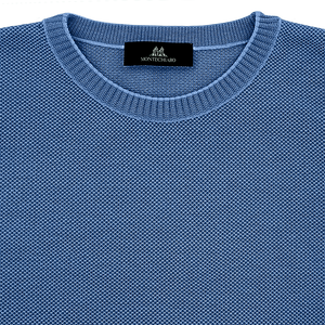 Denim Crew Neck Sweater