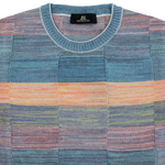 Load image into Gallery viewer, Montechiaro 3D Crew Neck Sweater Blue

