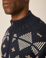Load image into Gallery viewer, Navy Mountain Quarter Zip

