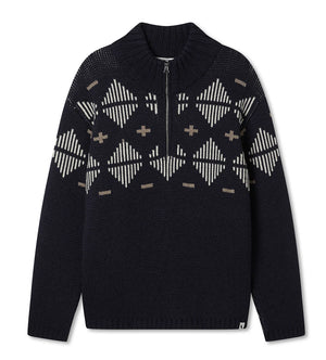 Navy Mountain Quarter Zip