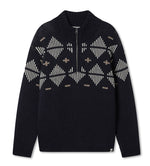 Load image into Gallery viewer, Navy Mountain Quarter Zip
