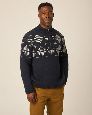Navy Mountain Quarter Zip