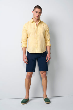 Navy Move Stretch Twill Shorts