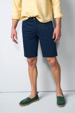 Load image into Gallery viewer, Navy Move Stretch Twill Shorts
