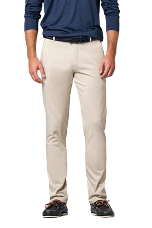 Beige Exclusive Stretch Cotton Trousers