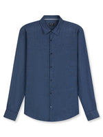 Load image into Gallery viewer, Navy Casual Linen Shirt
