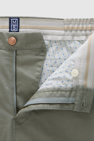 Olive Move Stretch Twill Shorts