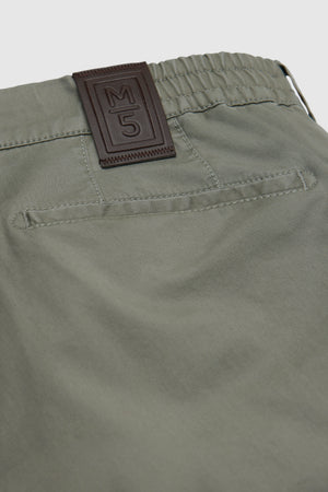 Olive Move Stretch Twill Shorts