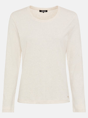 Beige Edda Long Sleeve Top