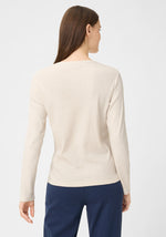 Load image into Gallery viewer, Beige Edda Long Sleeve Top
