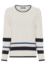 Load image into Gallery viewer, Beige Lower Striped Henny Jumper
