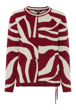 Load image into Gallery viewer, Red Abstract Print Jumper
