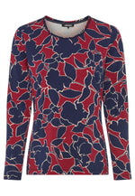 Load image into Gallery viewer, Red Floral Print Edda Top
