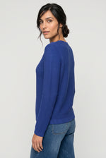 Load image into Gallery viewer, Cobalt Ribbed Henny Jumper

