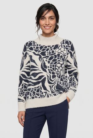 Ink Cora Print Jumper