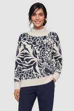 Load image into Gallery viewer, Ink Cora Print Jumper

