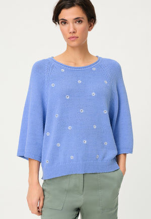 Sky Embellished Jumper
