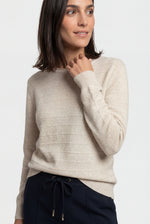 Load image into Gallery viewer, Beige Henry Textured Knit
