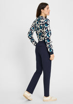 Load image into Gallery viewer, Navy Lisa Pull On Trousers
