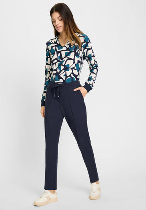 Navy Lisa Pull On Trousers