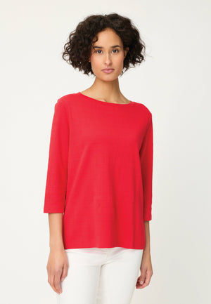 Red Subtle Pattern Top