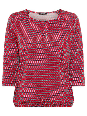 Red Printed Top