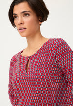 Load image into Gallery viewer, Red Printed Top
