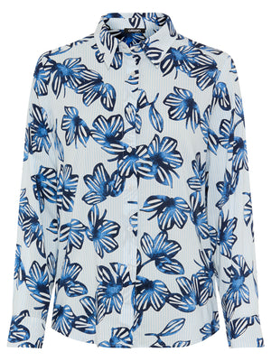 Ink Floral Print Shirt