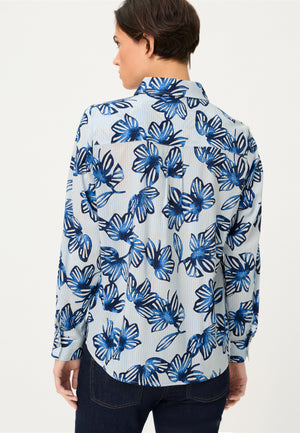 Ink Floral Print Shirt