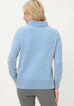 Load image into Gallery viewer, Blue Chunky Turtleneck
